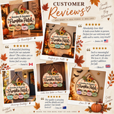 Personalized Pumpkin Patch Sign for Grandma & Grandpa