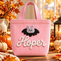 Halloween Candy Bag for Kids Personalized with Name