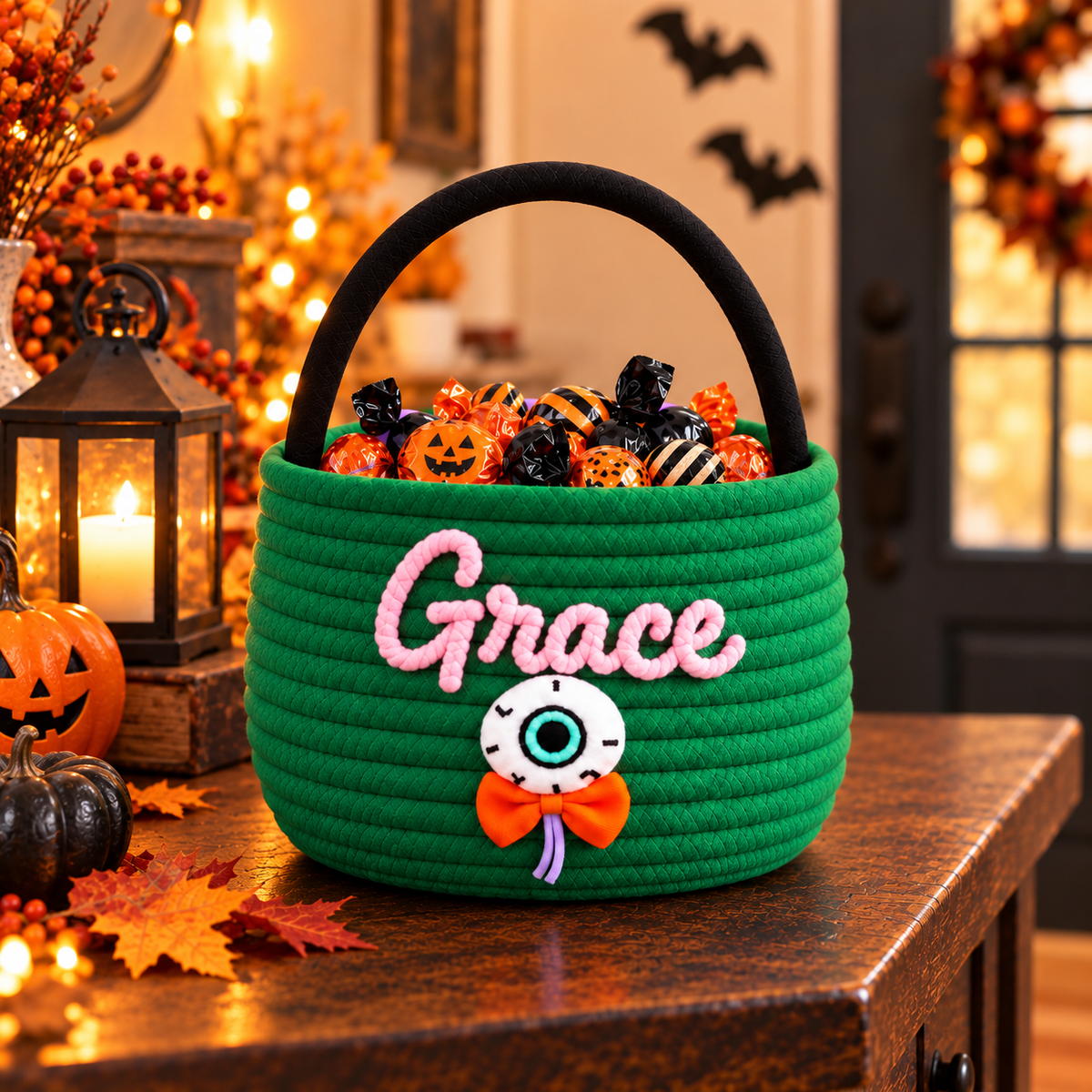 Personalized Halloween Basket for a More Memorable Trick-or-Treat Night