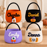 Personalized Halloween Basket for a More Memorable Trick-or-Treat Night