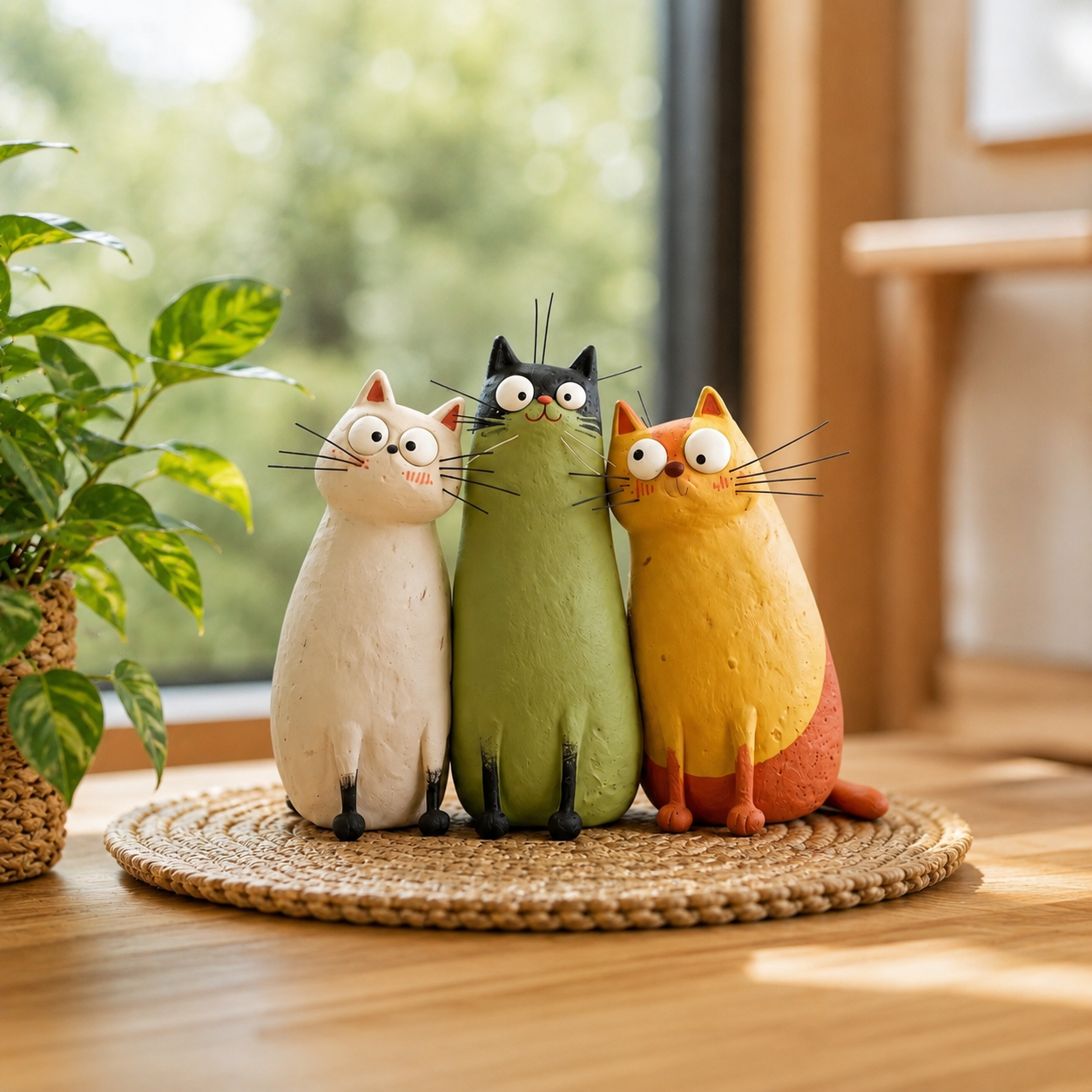 Quirky Cat Vase – Unique Cat Lover Gift & Whimsical Home Décor Accent