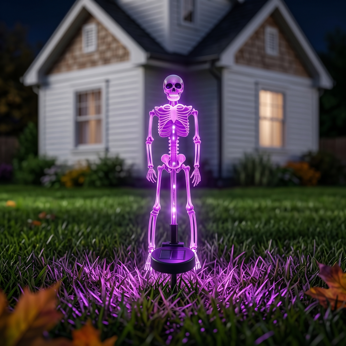 Halloween Skeleton Light | Porch Light, Garden Light, Spooky Lights