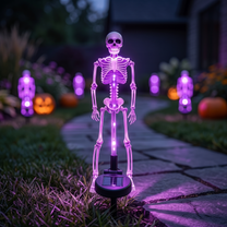 Halloween Skeleton Light | Porch Light, Garden Light, Spooky Lights
