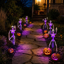 Halloween Solar Powered Skeleton Light | Porch Light, Garden Light, Spooky Lights