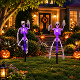 Halloween Solar Powered Skeleton Light | Porch Light, Garden Light, Spooky Lights