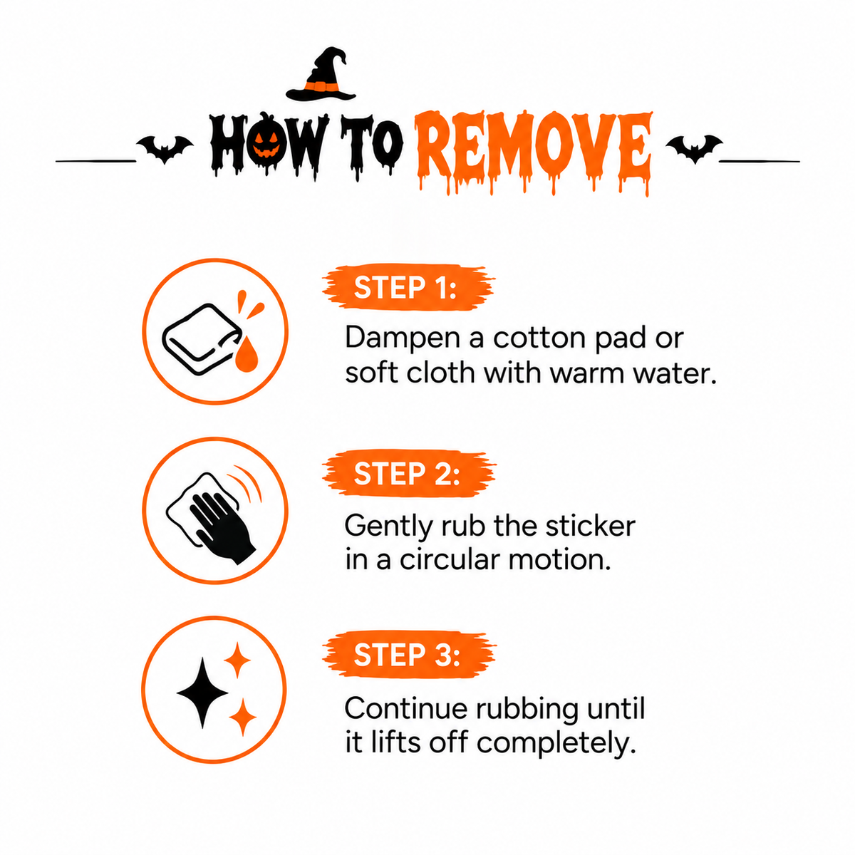 Halloween Temporary Face Makeup Tattoos / Face Stickers