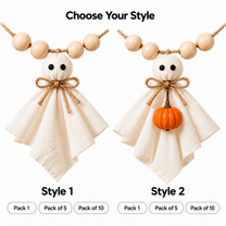 Halloween Ghost Garland / Mantel Hanging Decoration