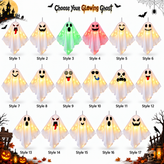 LED Glowing Hanging Ghost Decoration