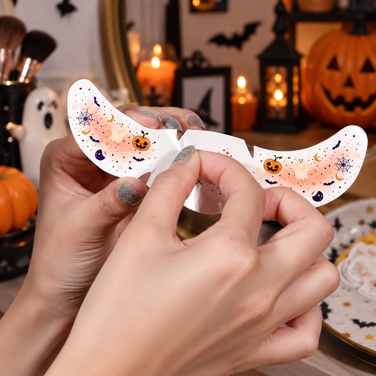 Halloween Temporary Face Makeup Tattoos / Face Stickers