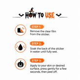 Halloween Temporary Face Makeup Tattoos / Face Stickers