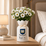Personalized University College Graduation Gift Vase – Custom Class of 2026 Keepsake