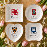 Personalised University College Graduation Gift Ring Dish, Custom Class of 2026 Keepsake