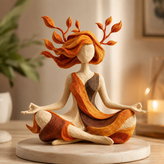 Handmade Earth Goddess Statue | Premium Meditation Sculpture