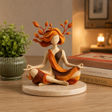 Handmade Earth Goddess Statue | Premium Meditation Sculpture