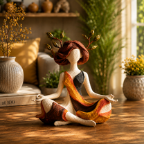 Handmade Earth Goddess Statue | Premium Meditation Sculpture